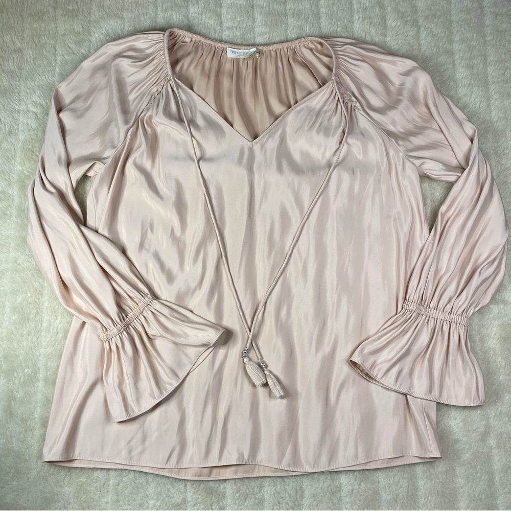 Ramy Brook Blush Top Medium bell sleeve